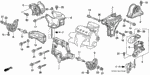 90166SR3000 - Body/Air Conditioning: BOLT, FLANGE (10X30) for Honda Image