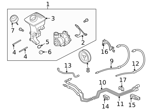 Pump & Hoses for 2011 Porsche Boxster #0