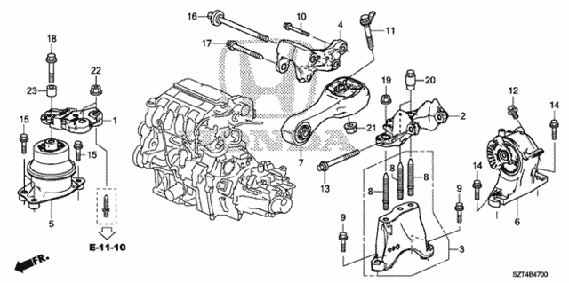 Engine Mounts (MT) for 2012 Honda CR-Z #0