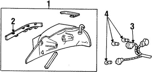 Bulbs - Chassis for 1996 Mercury Grand Marquis #4