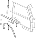 10247788 - Body: Pillar Molding for Chevrolet: Celebrity Image