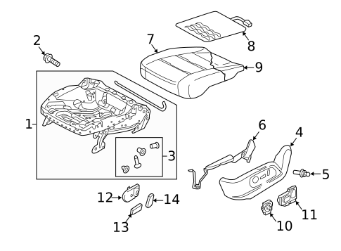 Lumbar Control Seats for 2016 Volkswagen Golf R #0