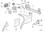 41351977177 - Bodywork: Left Rear Side Panel for BMW Image