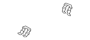 58244A9000 - Brakes: Brake Pads Spring for Kia: Sedona Image