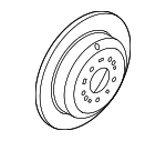 58411A9000 - Brakes: Rotor for Kia: Sedona Image
