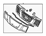 62310ZS00A - : Grille Assembly for Nissan: Pathfinder Image