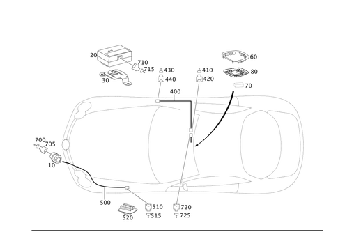 Anti-Theft Warning System, Tow-Away Protection, Passenger Comp. Protection for 2006 Mercedes-Benz SLR McLaren #0
