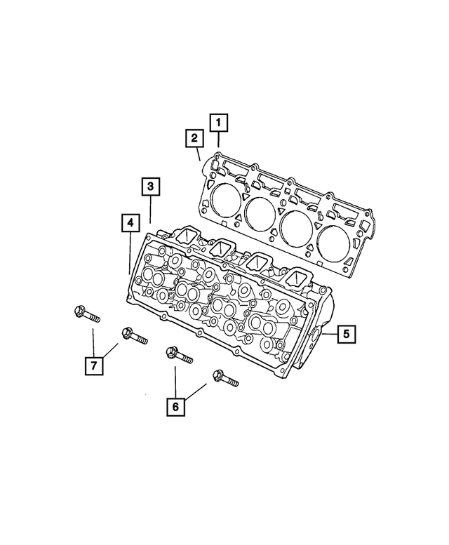R8193022AA - 6.4L Gas; Engine: Cylinder Head, Remanufactured for Mopar Image