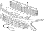 42887633 - : Grille Assembly for Chevrolet: Trax Image