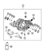 68408735AA - Differential and Drive Line: Input Shaft Seal, Dust for Mopar Image