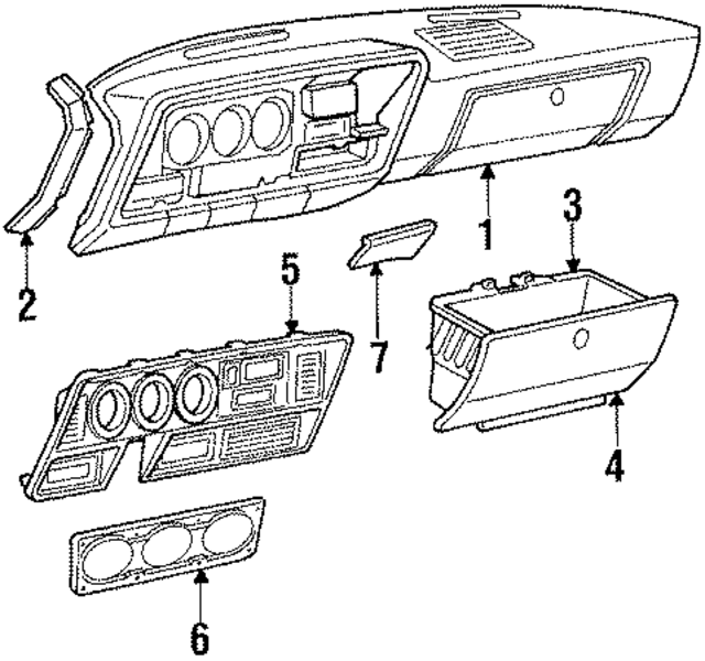 L639JJ9 - Body: Instrument Panel for Mopar Image