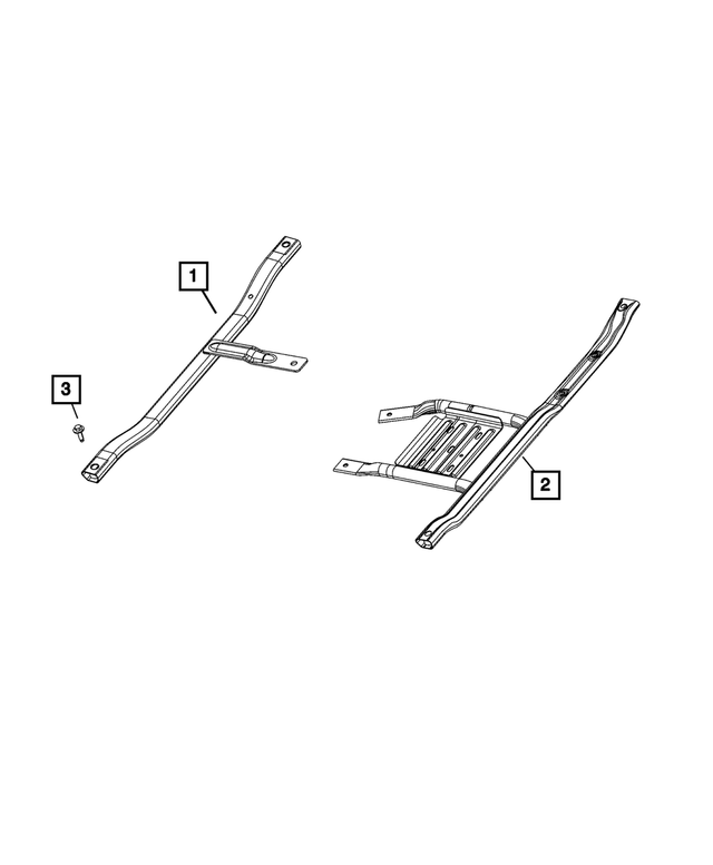 68248652AD - Body Sheet Metal Except Doors: Transmission Skid Plate for Mopar Image