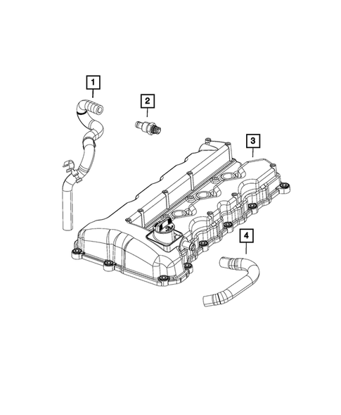 Crankcase Ventilation for 2020 Jeep Renegade #0