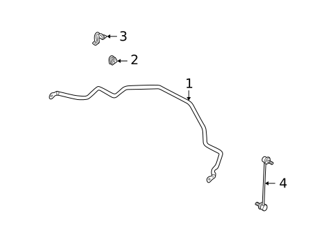Stabilizer Bar & Components for 2004 Mazda MPV #0