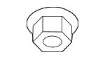 1336506007K - Body: Mount Bracket Nut for Kia Image