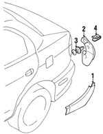 K2A156281A - : Splash Guard for Kia: Sephia Image