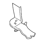 27833EA000 - Body: Floor Duct for Nissan: Frontier, Pathfinder, Xterra Image