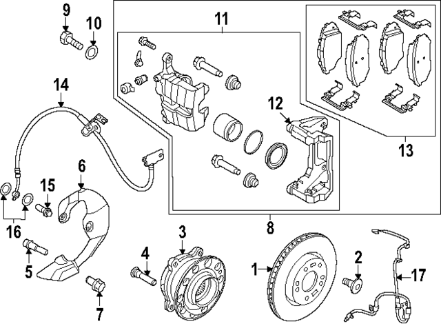 58940KL200 - : Front Speed Sensor for Hyundai Image