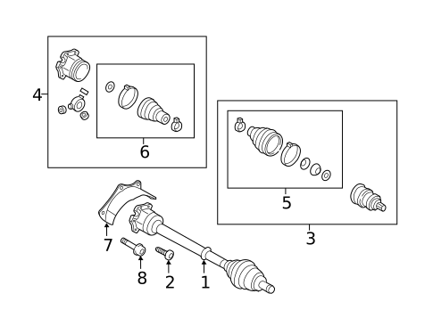 Drive Axles for 2010 Volkswagen Jetta #0