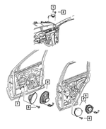 5082450AB - Instrument Panel and Radios and Consoles: Speaker for Mopar Image