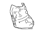 PY7J133K0 - Exhaust: Catalytic Converter Heat Shield for Mazda Image