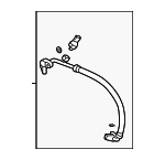80315T60J01 - HVAC: Discharge Hose for Honda Image