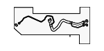 80331T60A01 - HVAC: Rear Suction Hose for Honda Image