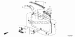 9390314480 - Interior/Bumper: SCREW, TAPPING (4X16) for Honda Image