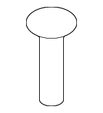 1249205163 - Body: Door Interior Trim Panel Screw for Hyundai Image