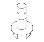 9CF600516B - Body: Bumper Cover Screw for Mazda: 2, 3, 5, 6, CX-3, CX-30, CX-5, CX-50, CX-7, CX-70, CX-9, CX-90, Miata, MPV, MX-30 EV, MX-5 Miata, Protege, Protege5, RX-8 Image