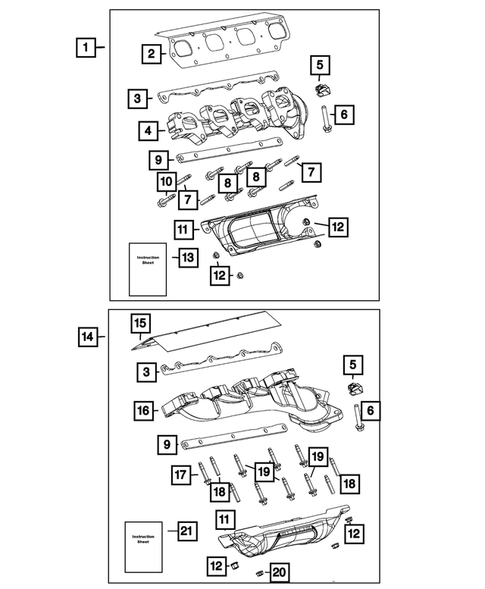 Manifolds and Vacuum Fittings for 2019 Ram 1500 #0