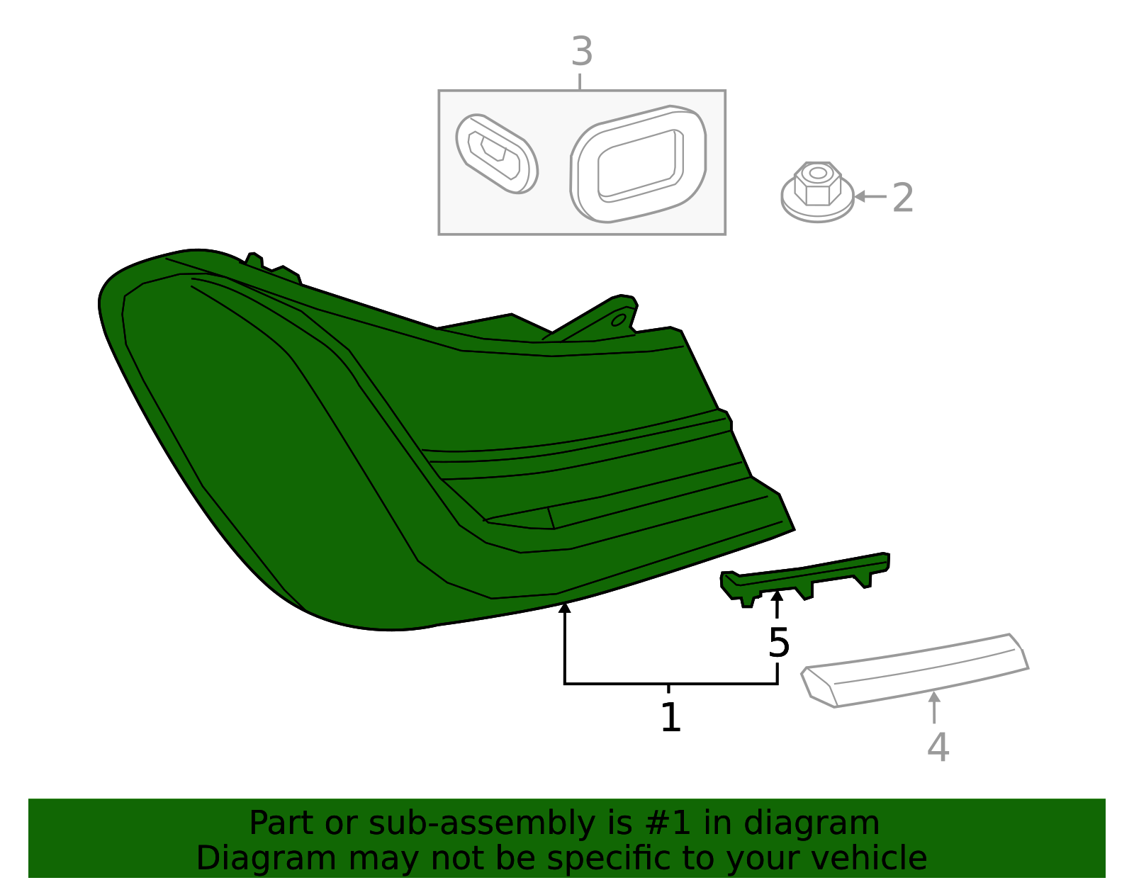 2020-2022 BMW X1 - Tail Lamp Assembly