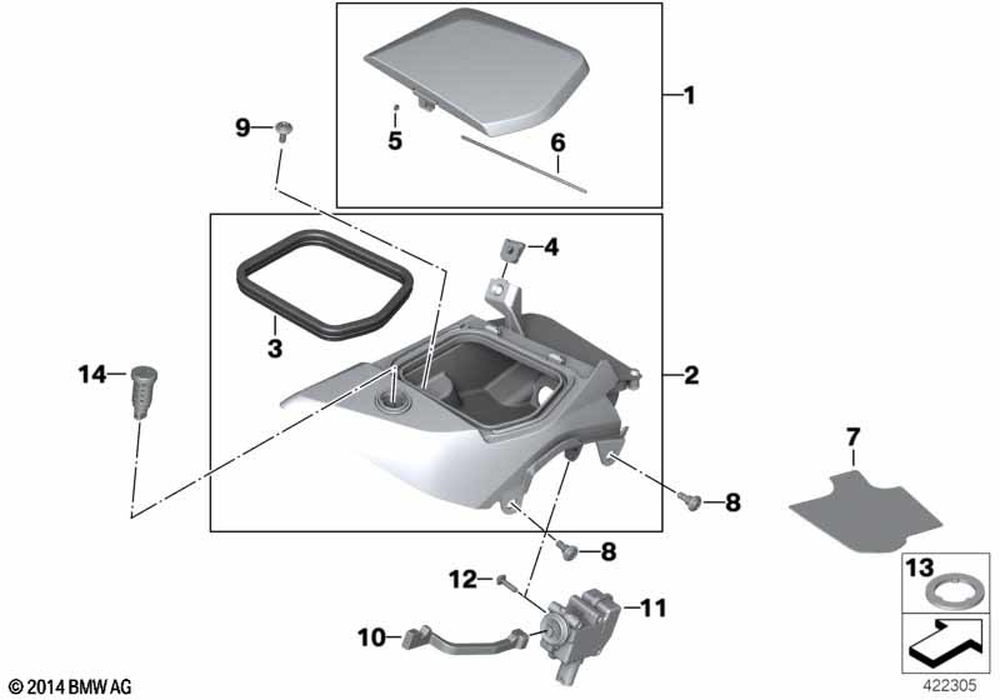 リクエスト品 46638557868 - Windshield, High 2013-2024 BMW-Motorrad | BMW