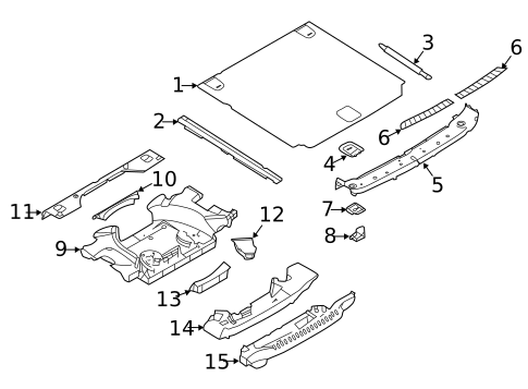 Interior Trim - Rear Body for 2021 BMW X4 #1