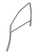 51337178009 - Body: Guide Channel for BMW: 740i, 740Ld xDrive, 740Li, 740Li xDrive, 750i, 750i xDrive, 750Li, 750Li xDrive, 760Li, ActiveHybrid 7 Image