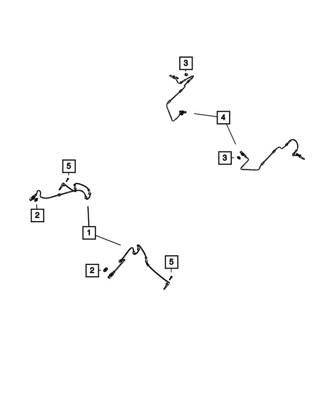 68073491AA - Electrical: Tube Clip for Mopar Image image