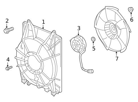 Cooling Fan for 2022 Honda Insight #0