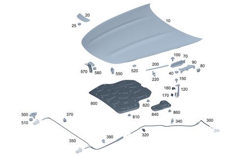 Engine Hood for 2022 Mercedes-Benz SL63 AMG #0