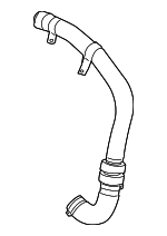 DA8Z6C640D - Cooling System: Inlet Tube for Ford Image