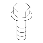 9010506137 - Body: Upper Tie Bar Bolt for Toyota: 4Runner, bZ4X, C-HR, Camry, Corolla, Crown, Crown Signia, GR Corolla, Highlander, Land Cruiser, Mirai, Prius, Prius Prime Image