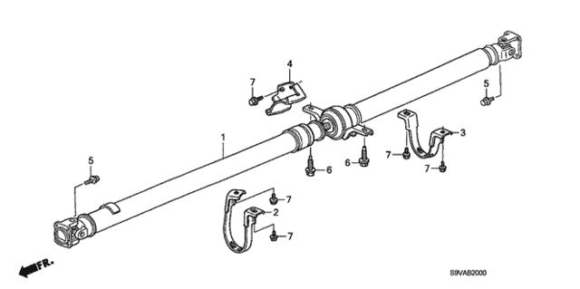 Propeller Shaft for 2008 Honda Pilot #0