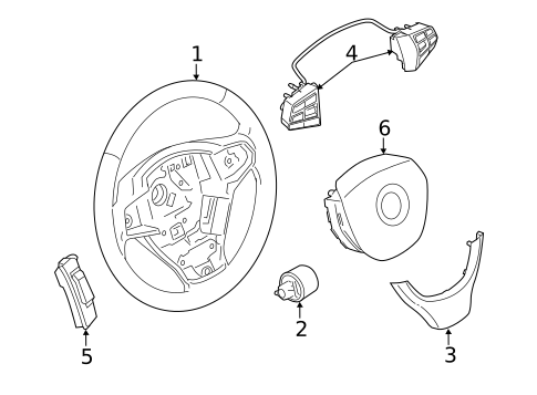 Steering Wheel & Trim for 2014 BMW 750Li #2