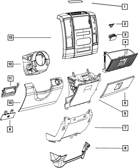 Instrument Panel for 2012 Ram 3500 #3