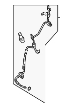 68616532AA - HVAC: A/C Refrigerant Liquid Hose for Mopar Image