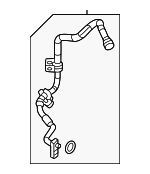 68687670AA - HVAC: Discharge Line for Dodge: Hornet Image