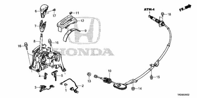 Select Lever (2) for 2013 Honda Civic #0