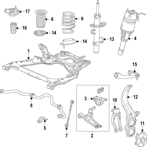 Front Suspension for 2023 Acura MDX | OEM Parts Online