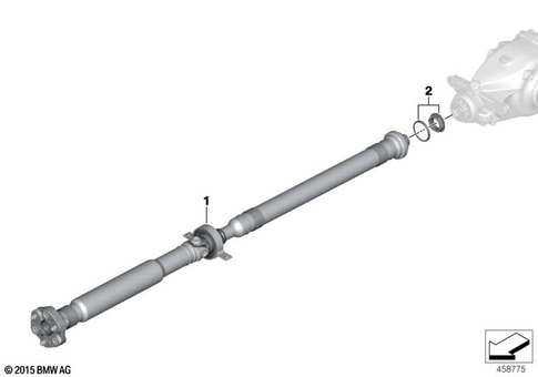 Prop Shaft for 2017 BMW 330e #0