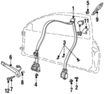 12525593 - Electrical: Seat Belt Assembly for Buick: Skylark | Pontiac: Grand Am Image image