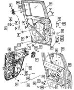 6508506AA - Doors and Related Parts: Nut for Mopar Image